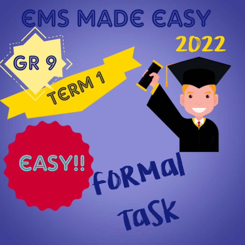 grade 9 assignment term 1 ems