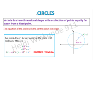 Gr.12 Analytical Geometry • Teacha!