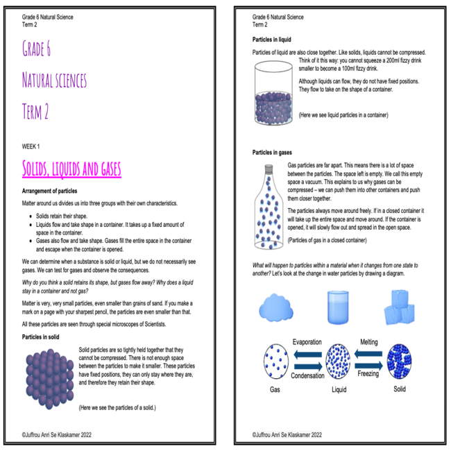 grade 6 natural sciences term 2 booklet teacha