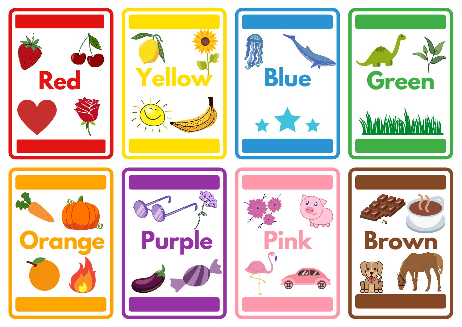 Flashcards: Colors • Teacha!