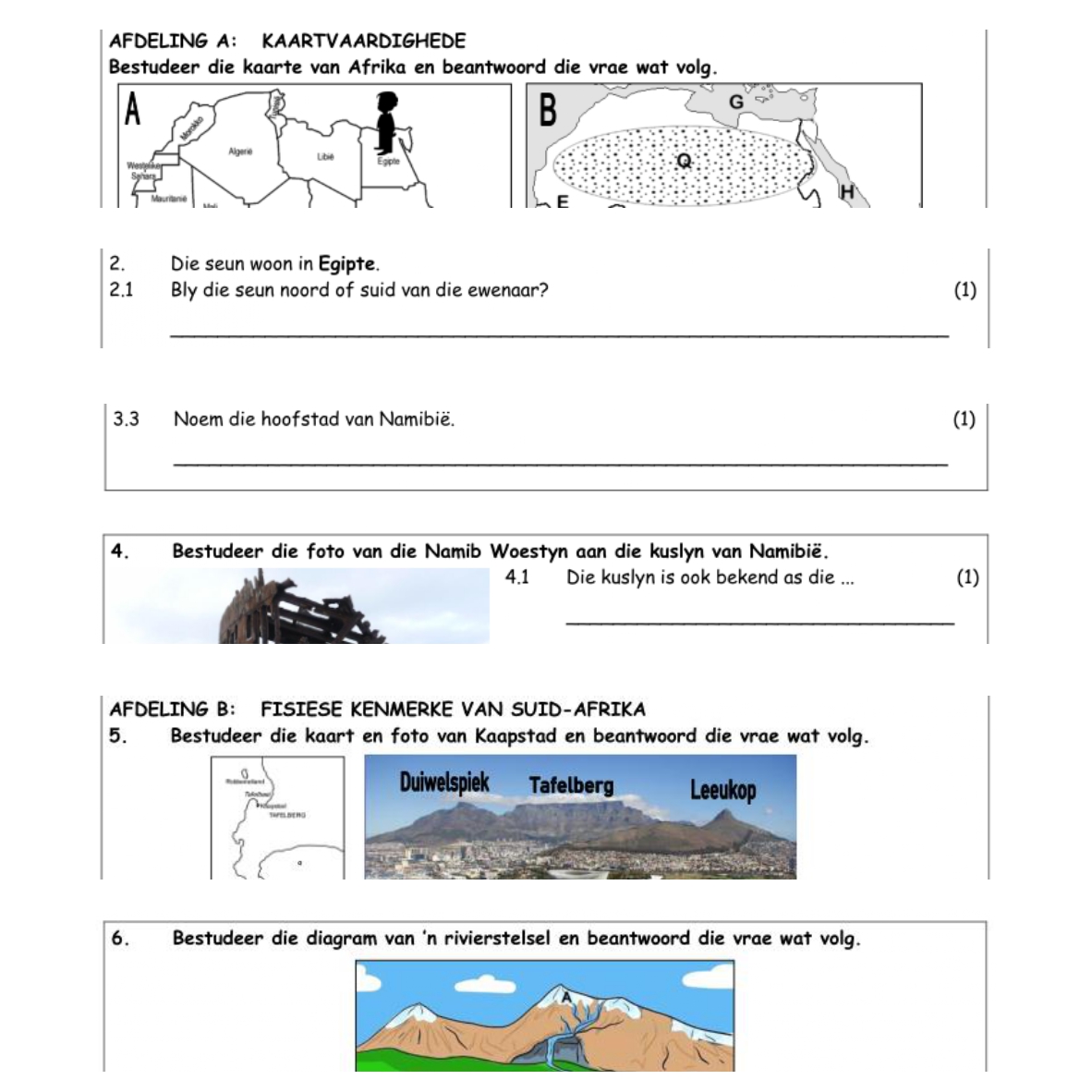 SW 5 Geografie Toets K2 2022 • Teacha!