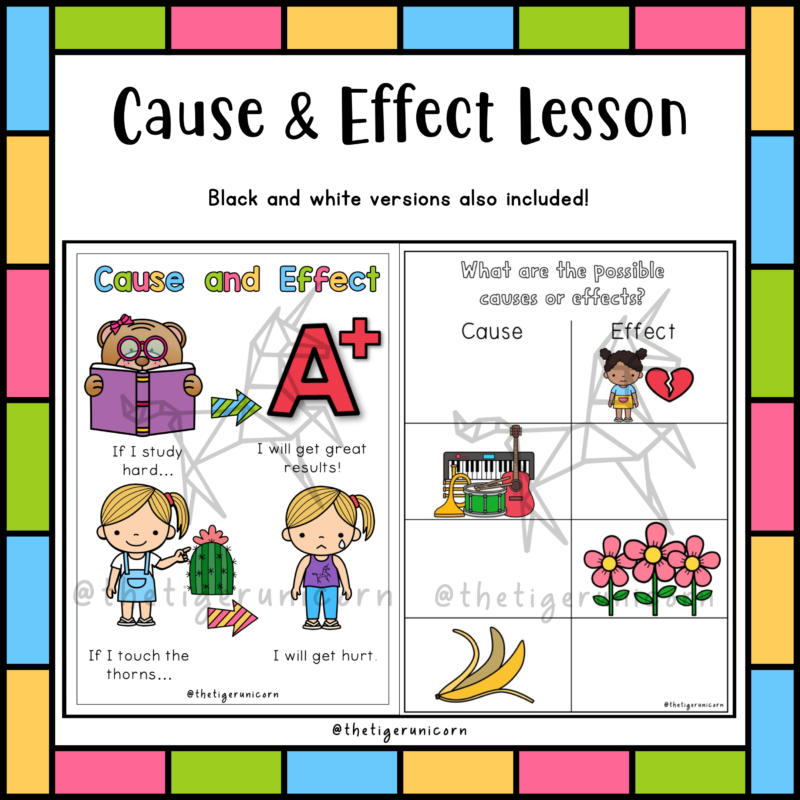 Cause & Effect – Poster & Discussion Lesson • Teacha!