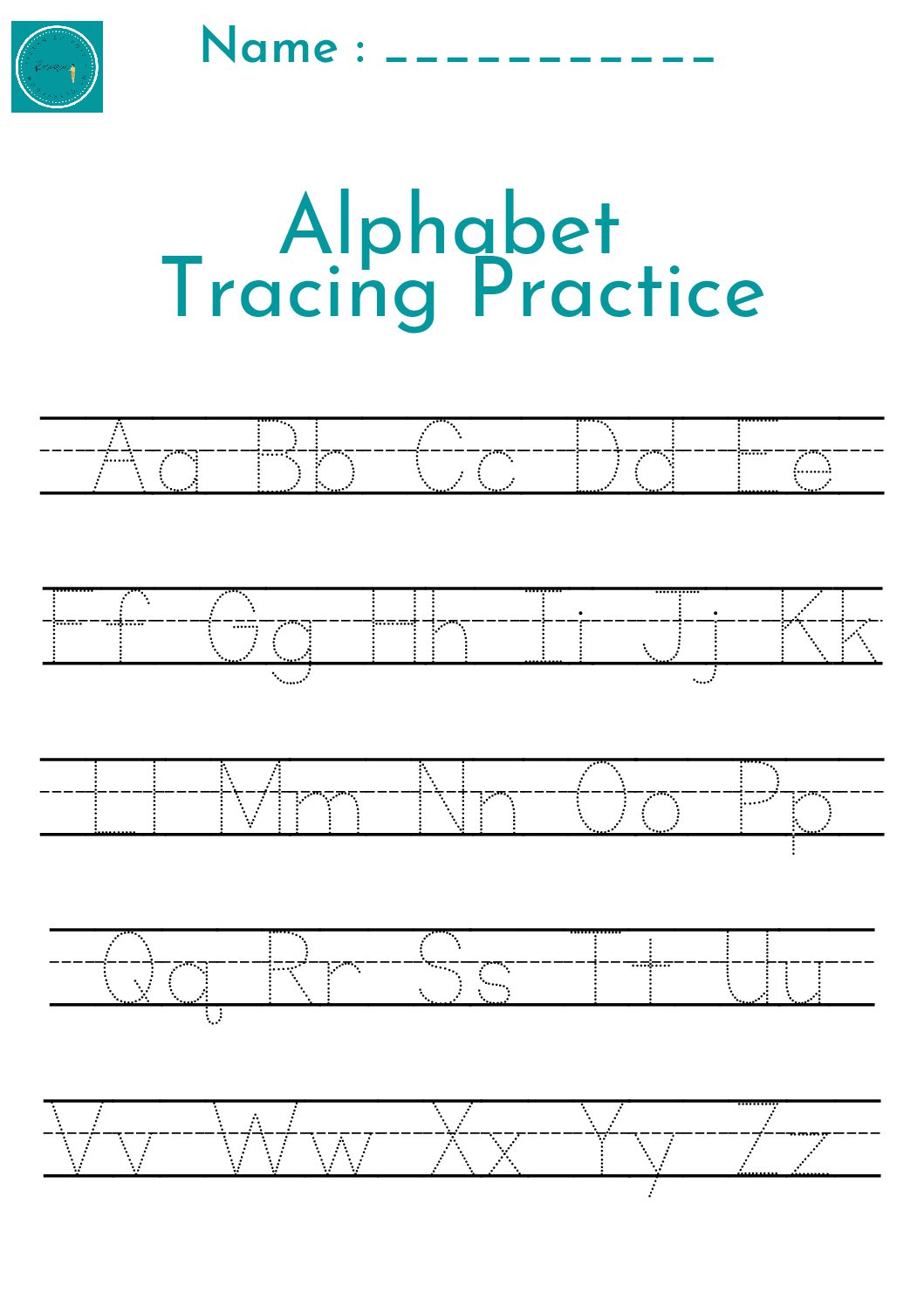 Teaching The Alphabet Worksheets