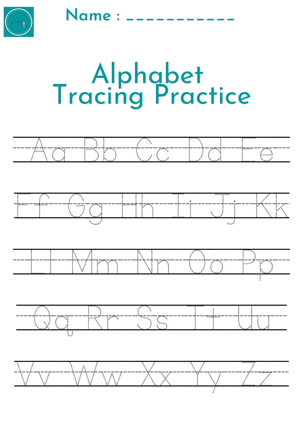 Printable Alphabet Letters Worksheet Free Printable Worksheet