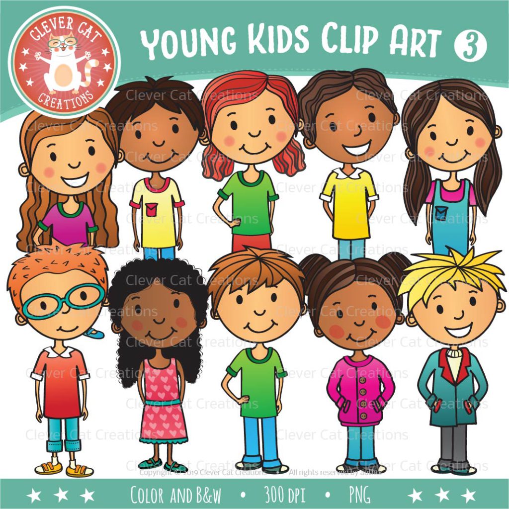 Kids Clip Art – Set 4 • Teacha!