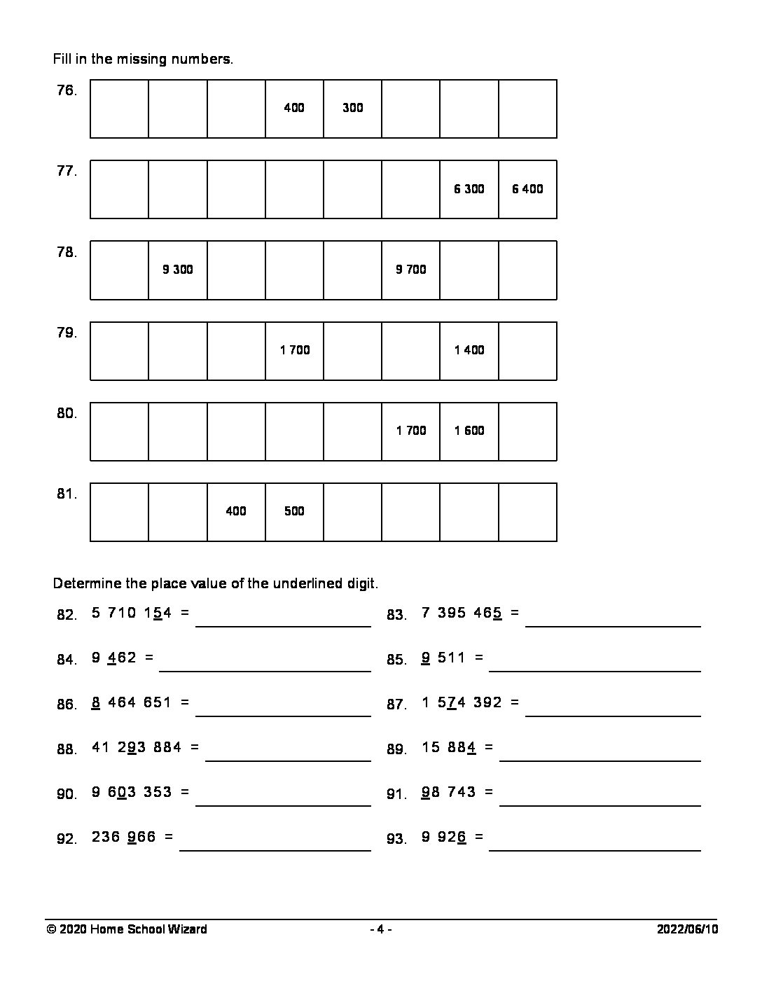 Grade 5 Mathematics Term 3 Revision Worksheet 10 Q A Teacha 