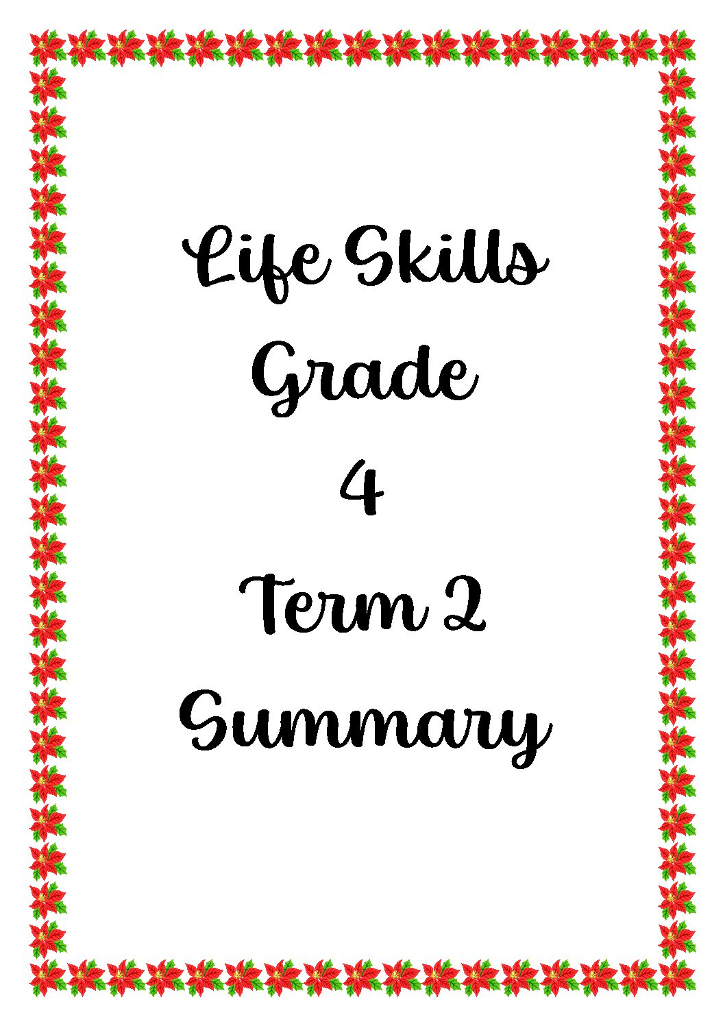 life skills grade 4 term 2 summary teacha