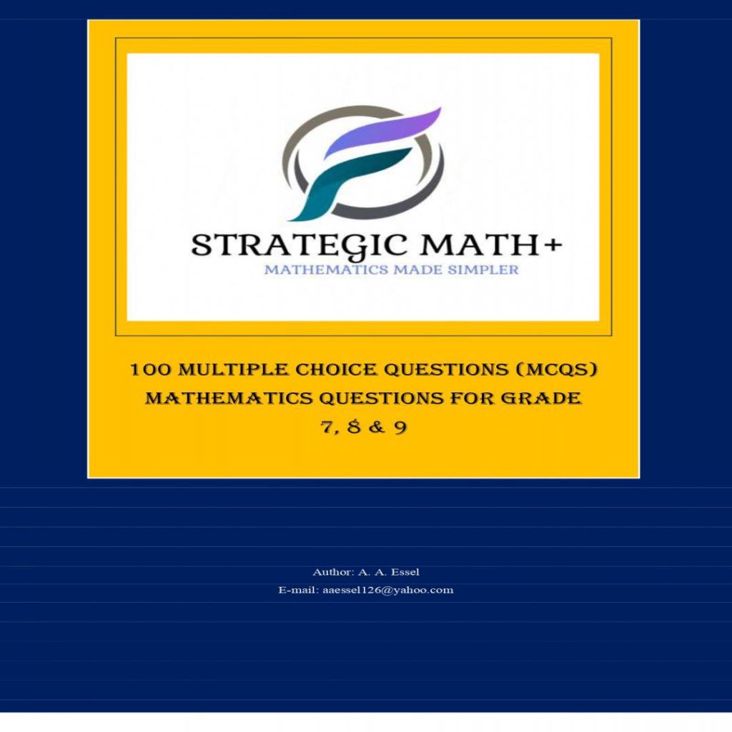 100 Multiple Choice Mathematics Questions • Teacha 4669