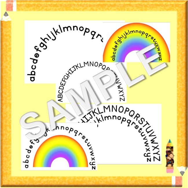 alphabet arc with printed letters to build words teacha