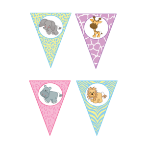 Baby Jungle Animal Bunting • Teacha!