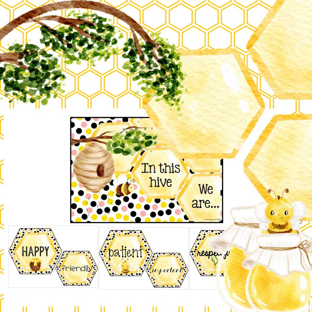 Classroom decor – Bee theme • Teacha!