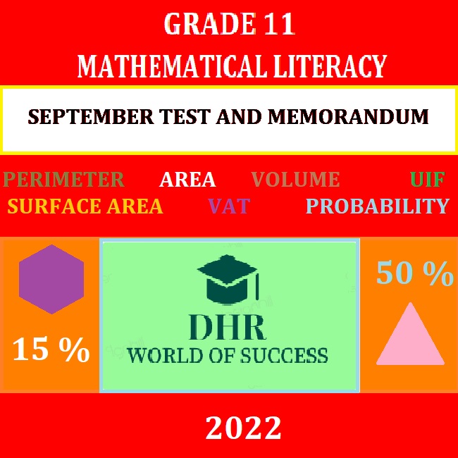 mathematical literacy grade 10 assignment term 3 memorandum 2023