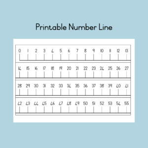 A3 Printable Number Line • Teacha!