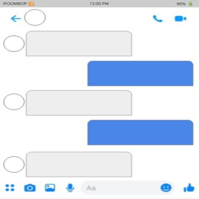 Facebook Messenger Template (Editable on Google Slides) • Teacha!