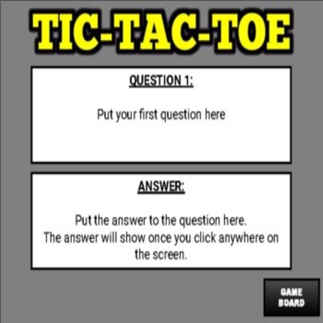 How to design Tic Tac Toe game in Google Sheets 