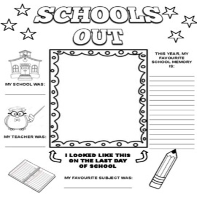 Schools Out Graphic Organizer • Teacha!