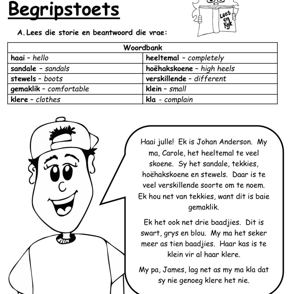 Graad 4 Afrikaans Eerste Addisionele Taal • Teacha!