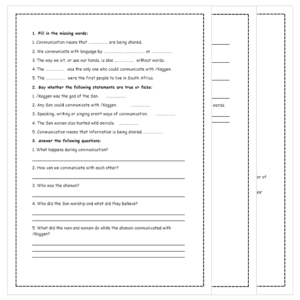 Social Sciences Grade 4 History Revision: Communication through time ...