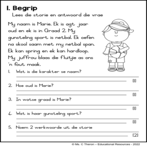 GRADE 2 – Afr FAL Assessment _Term 3 • Teacha!