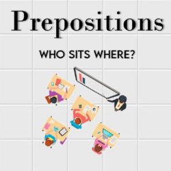 Prepositions – The Mystery of the Seating Arrangements • Teacha!