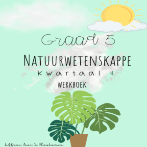 Graad 5 Natuurwetenskappe Kwartaal 4 werkboek • Teacha!