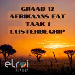 2021 Graad 12 Afrikaans Eerste Additionele Taal Taak 1 Luisteroefening ...