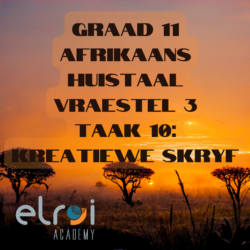 2021 Graad 11 Afrikaans Huistaal Eindeksamen Vraestel 3 • Teacha!