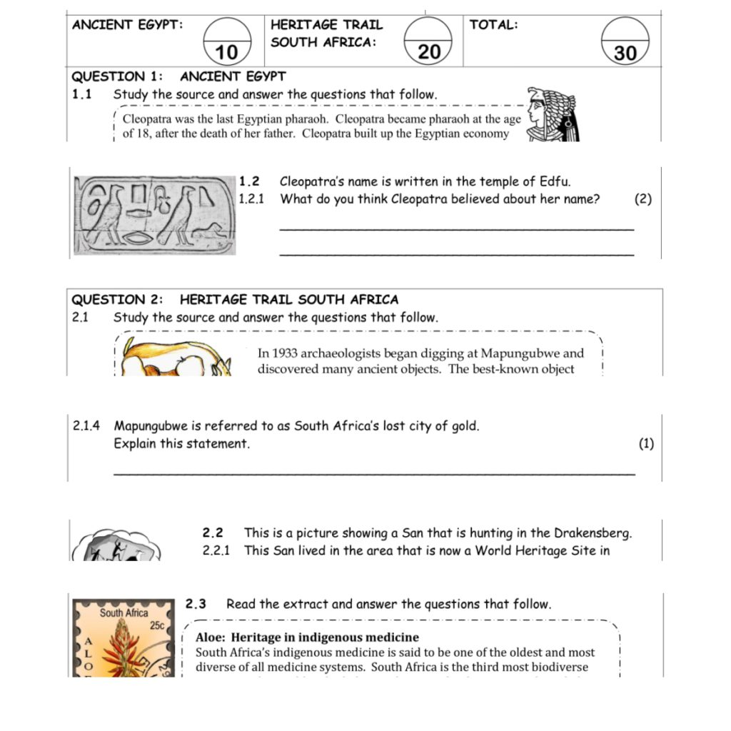 SS 5 History Test T4 2022 • Teacha!