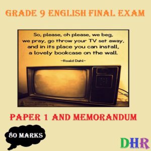 grade 9 english exam essay topics