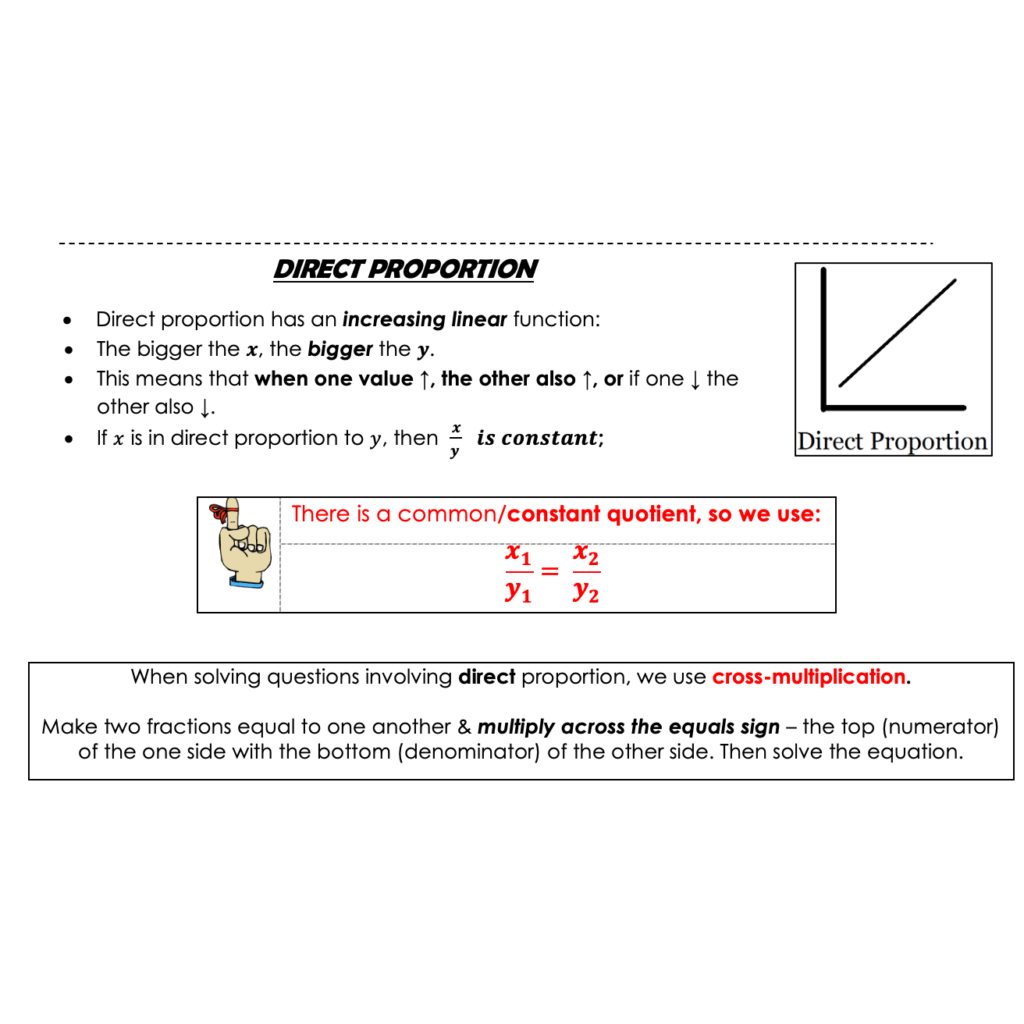 Proportion Direct And Inverseindirect • Teacha 8677