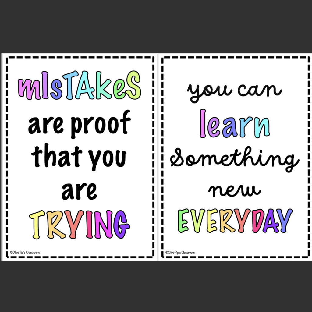 Rainbow themed Motivational Posters • Teacha!