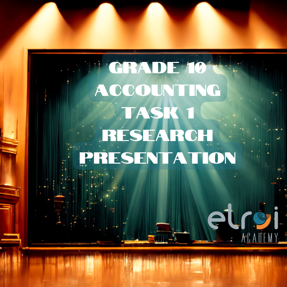 grade 10 accounting assignment term 1