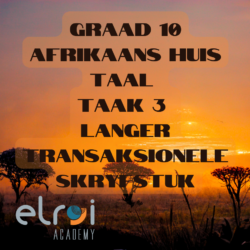 Graad 10 Afrikaans Eerste Additionele Taal Eindeksamen Vr 1 • Teacha!