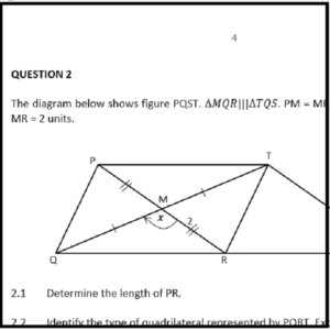 2022 – TERM 4 – GRADE 10 – MATHEMATICS – TEST, PAPER 1 & 2 • Teacha!