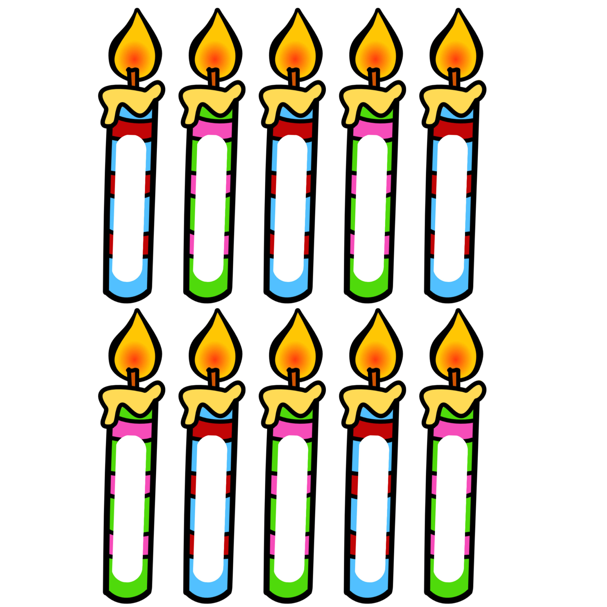 Free Printable Birthday Candles For Bulletin Board Printable Templates Free