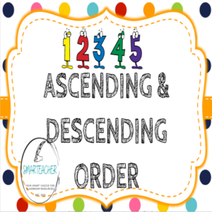 Ascending and Descending Order Posters • Teacha!