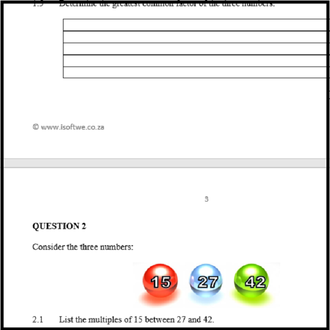 grade 9 mathematics assignment term 1 2023