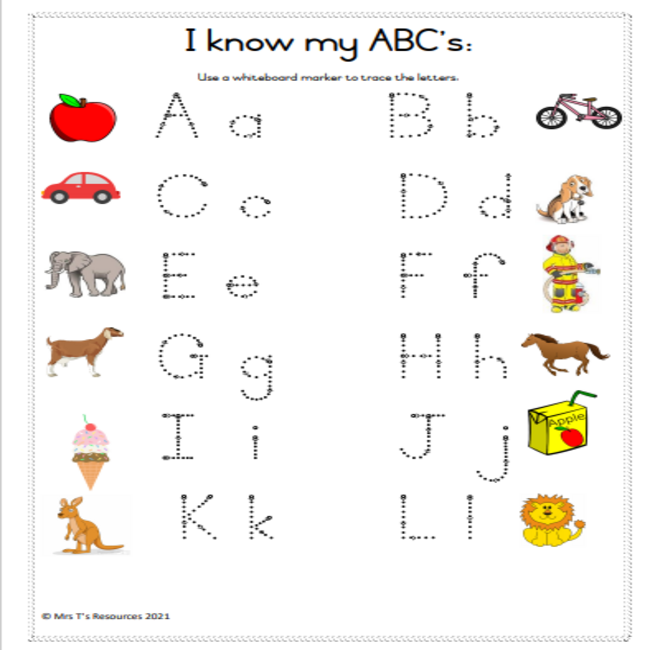 ABC Dot Marker Printables 英語ワークブック - 洋書