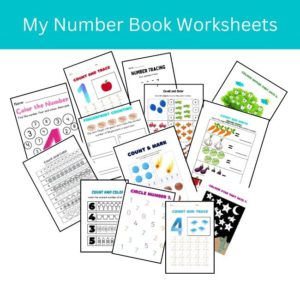 My Number Book (1-10) – Educational Book for Preschool, Toddlers ...