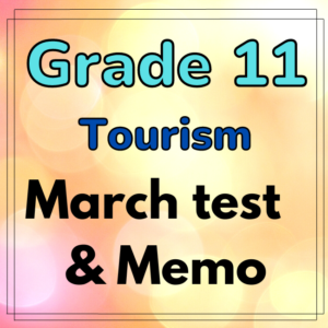 grade 11 tourism control test