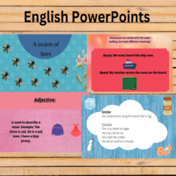 powerpoint presentation in english grade 4