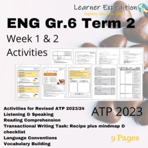 english lesson plan grade 6 term 2