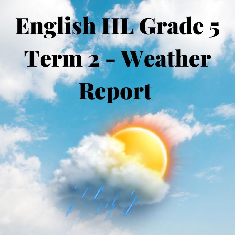 Weather Report Grade 5 Term 2 Teacha   40395 Weather Cover 800x800 