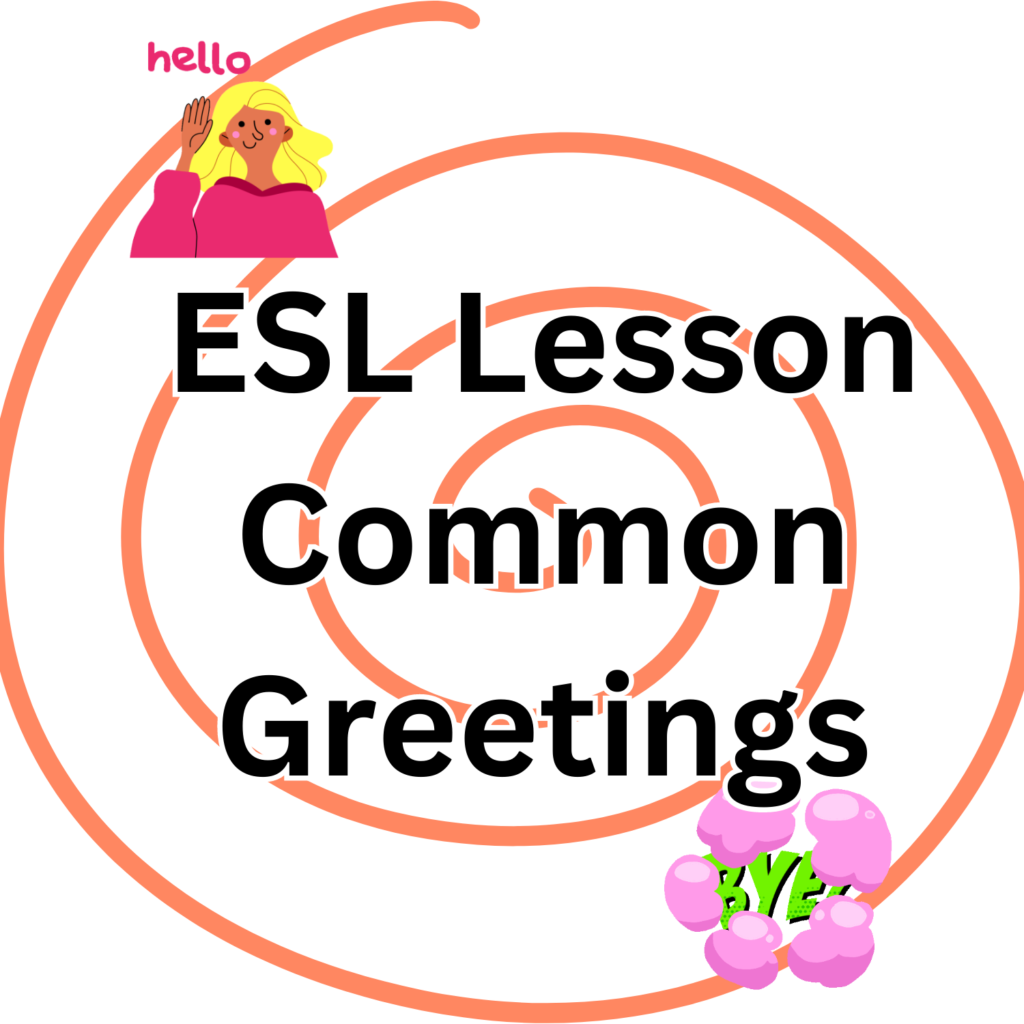 ESL: Common Greetings • Teacha!