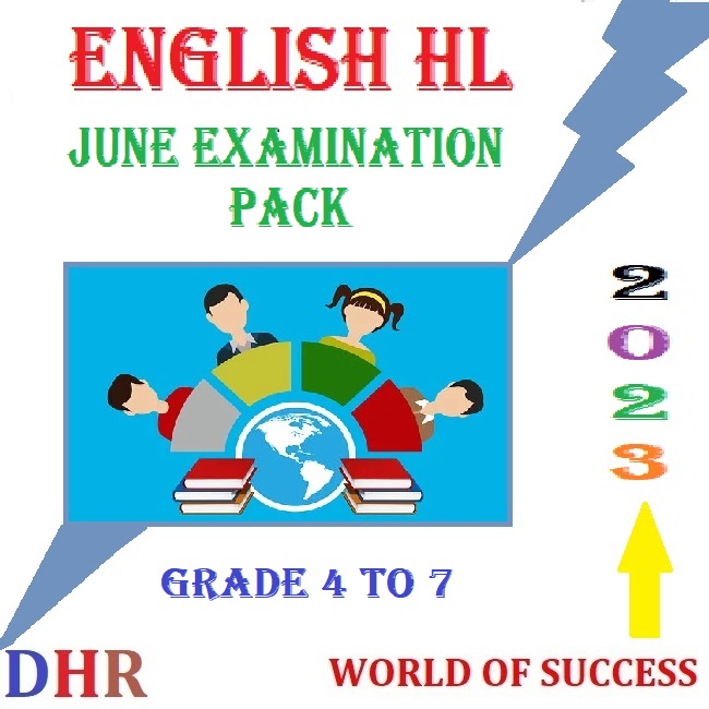 ENGLISH HOME LANGUAGE JUNE EXAMINATION PACK FROM GRADE 4 TO 7 4 EXAM   33605 ENG GR 4 TO 7 