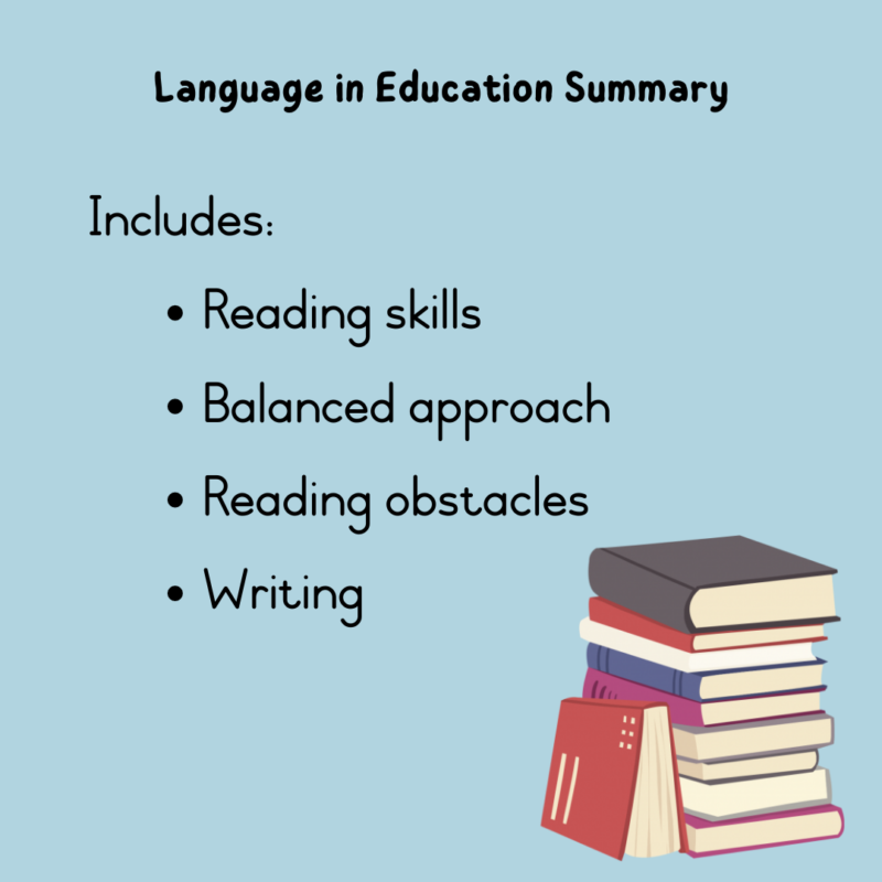 Language in Education Summary Teacha 