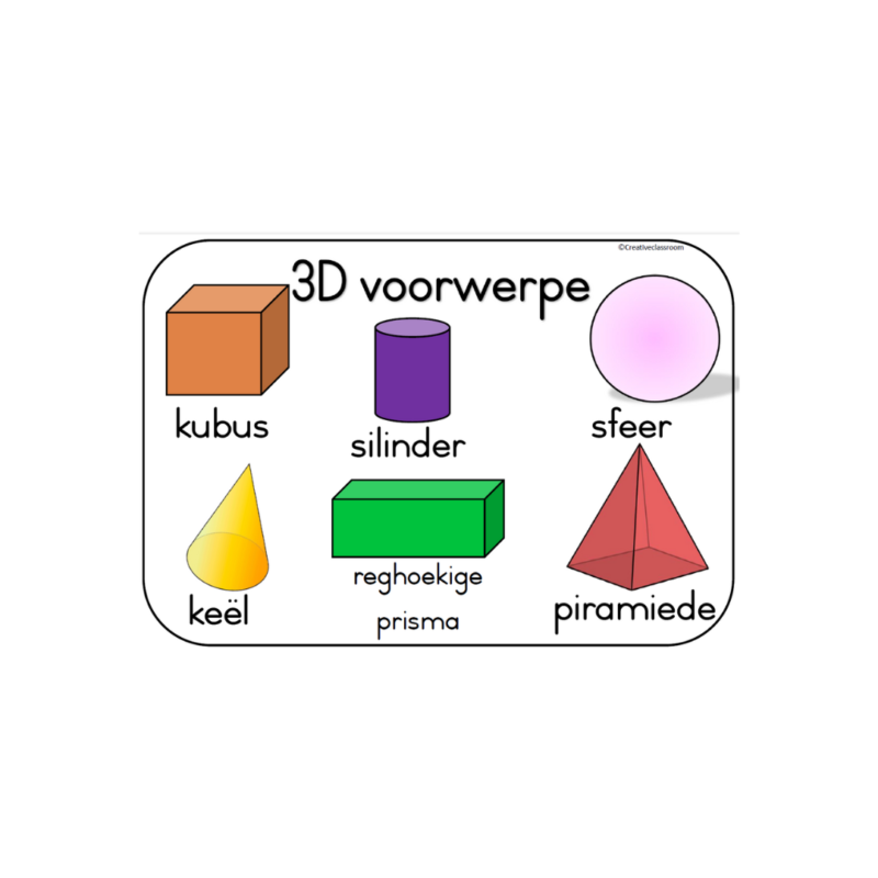 3D voorwerpe • Teacha!