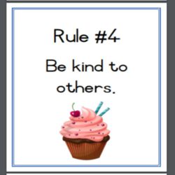 Class Rules Cupcake Theme • Teacha!