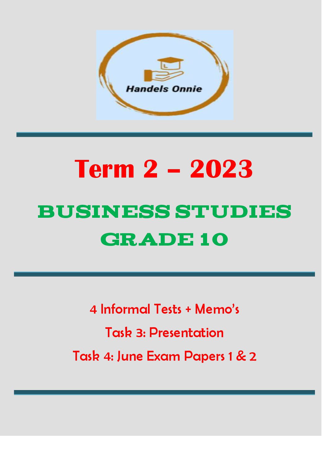 grade 10 business studies assignment term 2