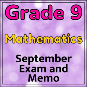 grade 9 maths assignment term 1 memorandum 2023